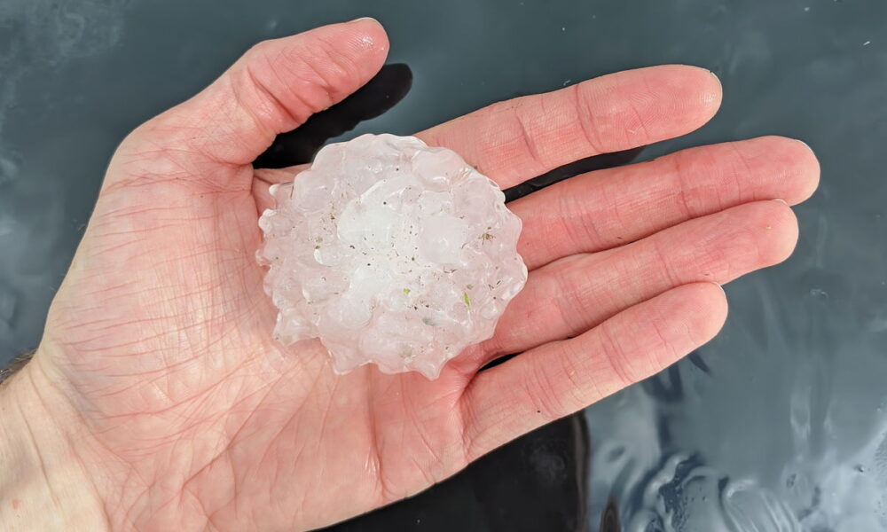 Hail record in Paje: What does science say about this historic event?