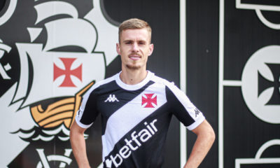 Max Dominguez anunciado pelo Vasco (Foto: Matheus Lima/Vasco)