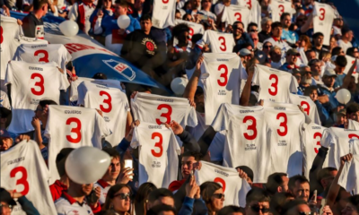 Nacional homenageia Izquierdo no jogo contra Liverpool-URU, o primeiro após a morte do jogador