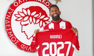 Rodinei renova contrato com Olympiacos até 2027