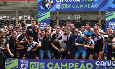 Vasco bicampeão carioca sub-20 (Foto: Dikran Sahagian/Vasco)