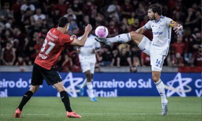 Atuações do Cruzeiro contra o Athletico: time reserva fracassa no PR