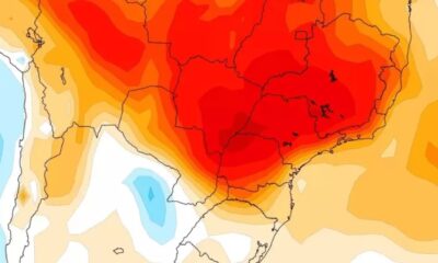 Outubro terá altas temperaturas no Brasil.