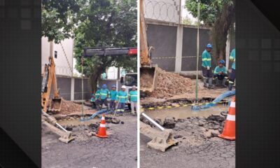 Reparo em adutora interrompe abastecimento d'água em 19 bairros do Rio