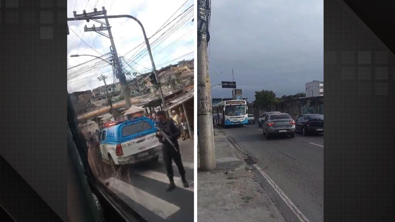 Motoristas voltam na contramão na Av. Pastor Martin Luther King durante tiroteio