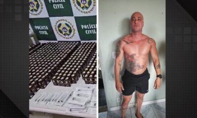 Polícia Civil prende fabricante de anabolizantes clandestinos na Zona Norte