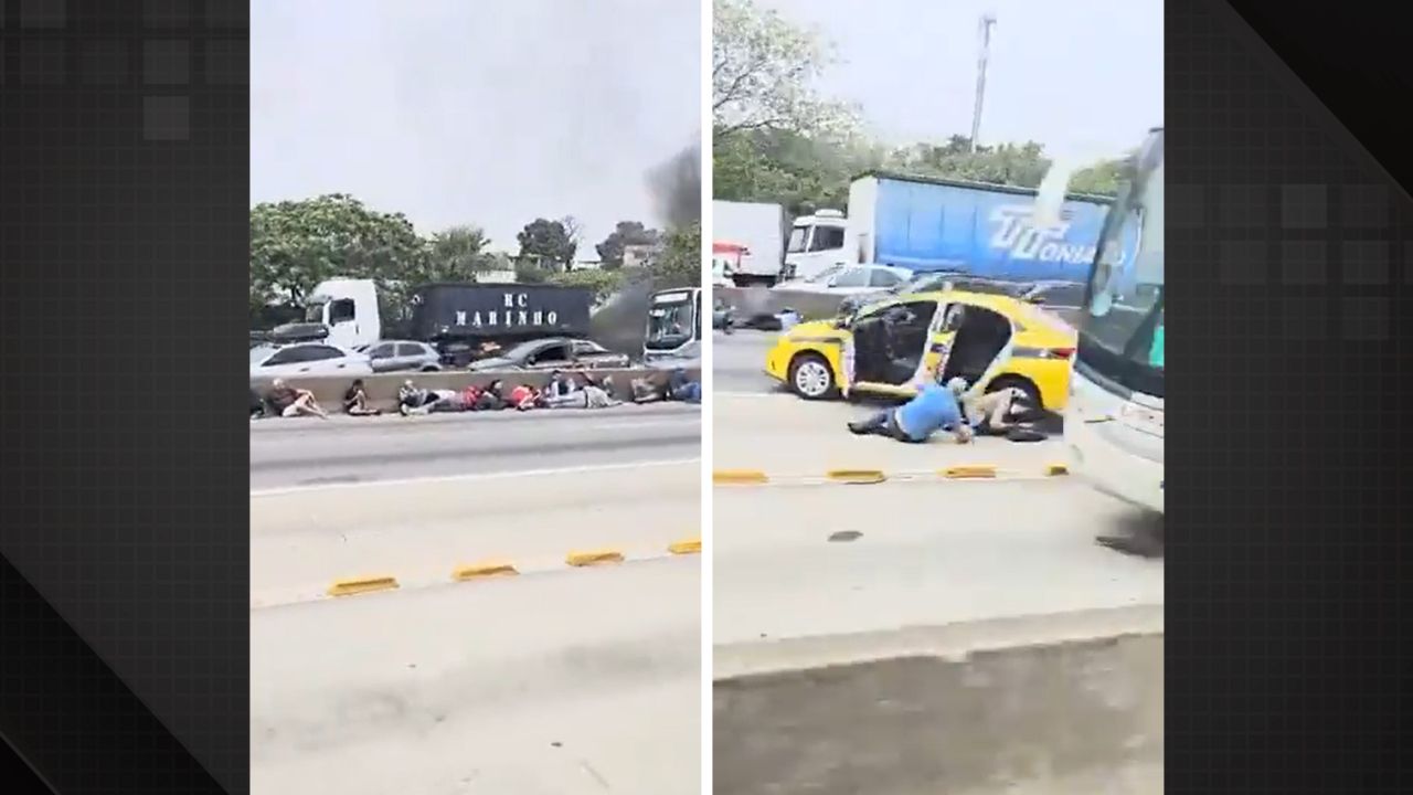 Tiroteio deixa passageiro baleado e fecha a Avenida Brasil e estações de trens no Rio