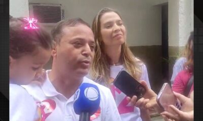 Rodrigo Neves vota em Niterói