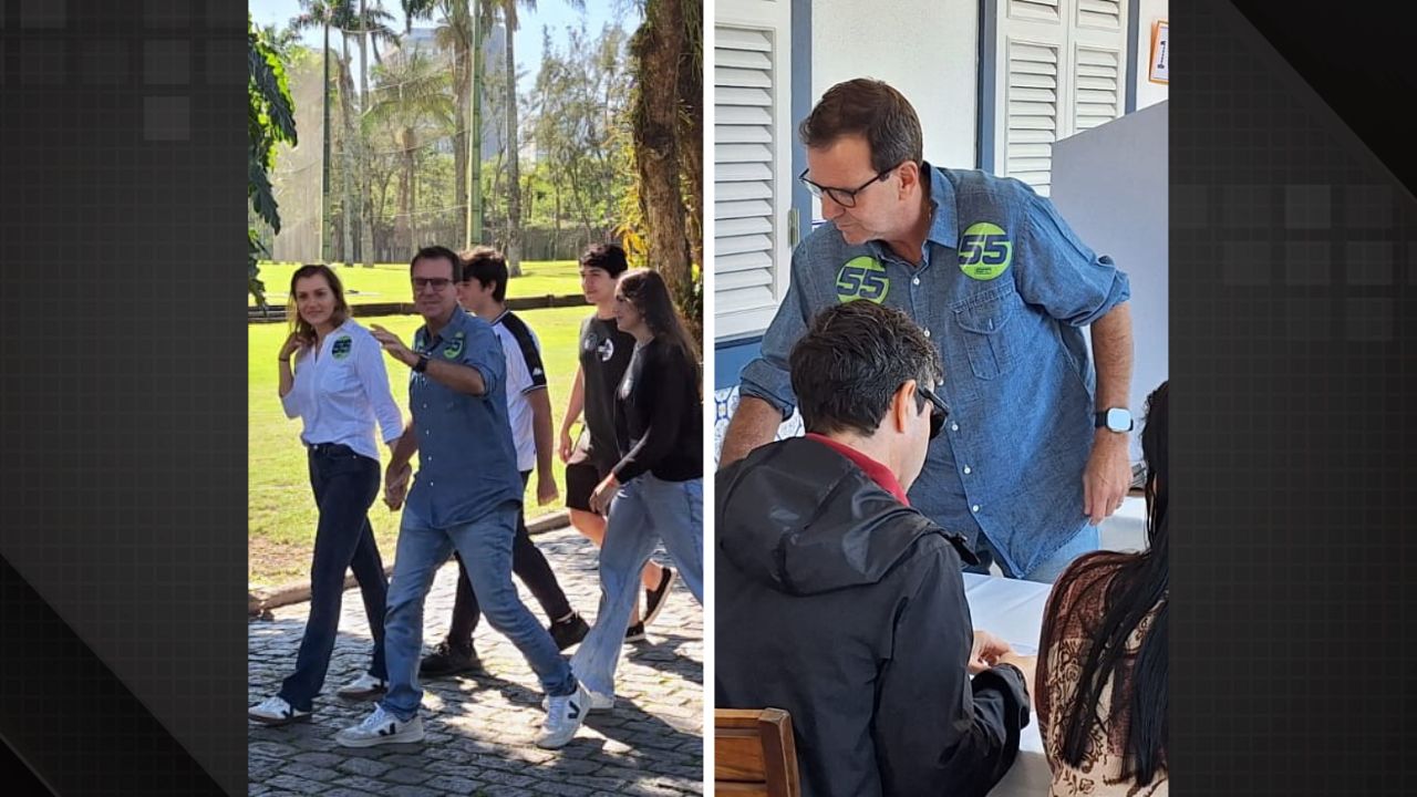 Eduardo Paes vota em São Conrado