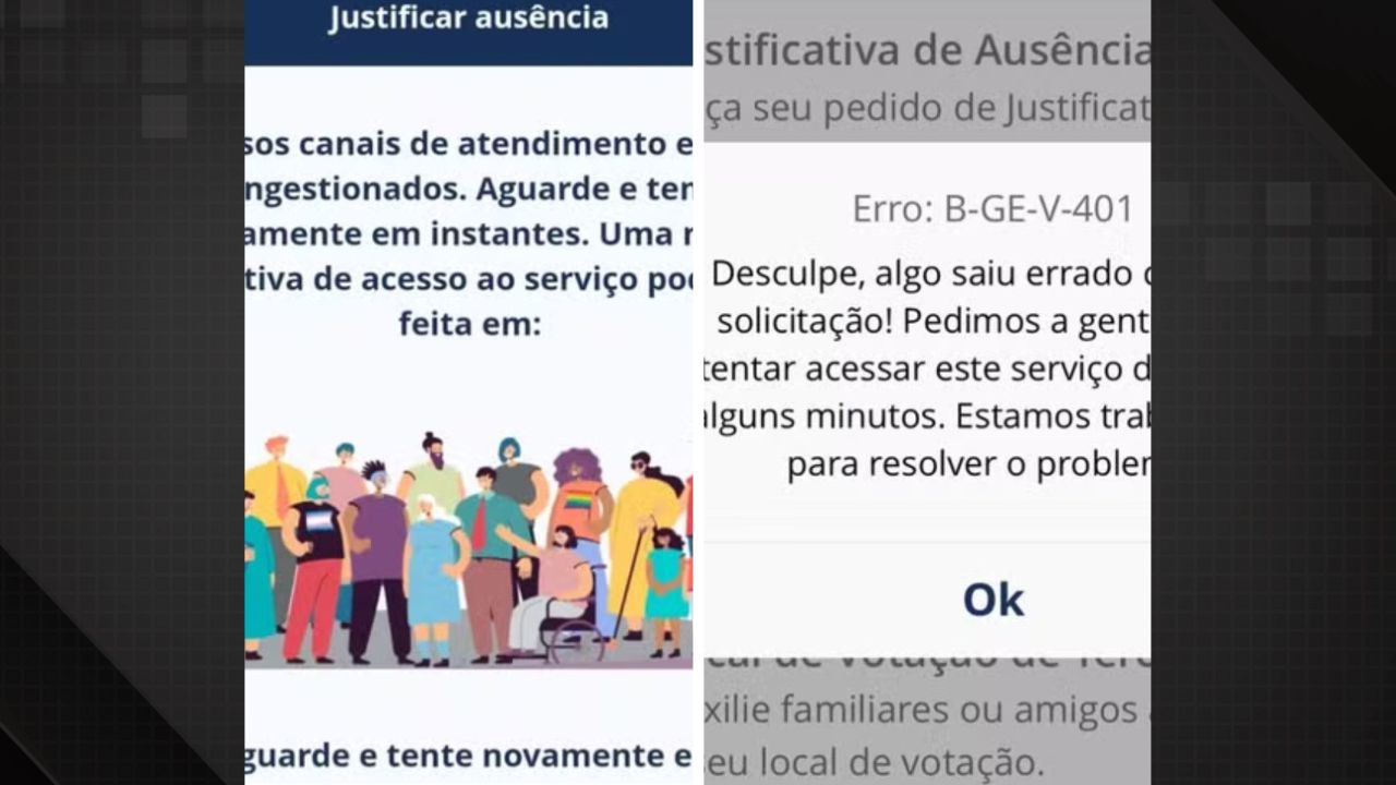 Eleitores enfrentam dificuldades para justificar ausência pelo aplicativo e-Título