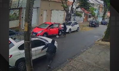 Vídeo mostra motorista sob a mira de criminosos no Méier