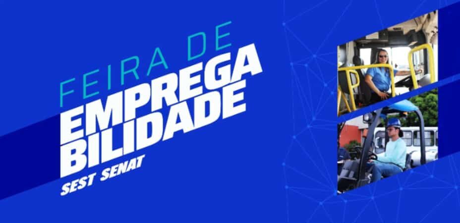 Feira de empregabilidade Sest Senat.