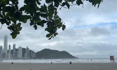 Previsão do Tempo: Balneário Camboriú em alerta para chuvas nessa quinta-feira