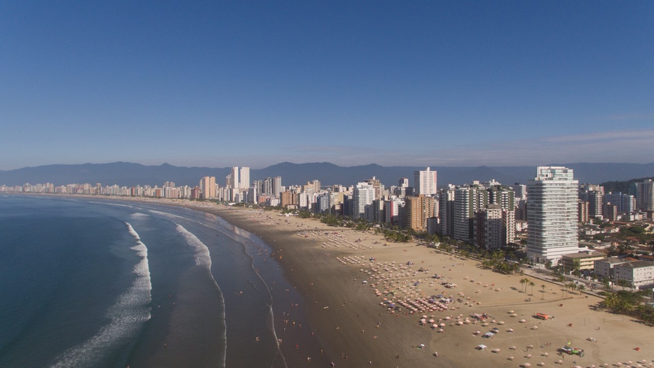 Previsão do Tempo: Chuva moderada e temperatura boa na Praia Grande está quinta