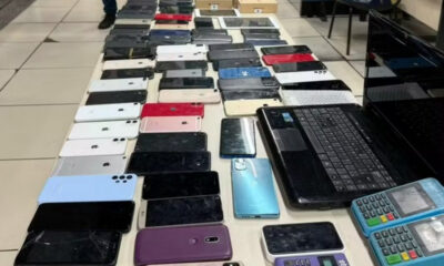 Polícia apreende 350 celulares em operação na Uruguaiana