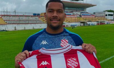 Fabinho apresentado no Bangu (Foto: Divulgação/Bangu)