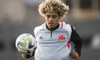 Figueiredo em 2023. Treino do Vasco (Foto: Daniel Ramalho/Vasco)