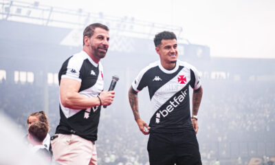 Pedrinho e Philippe Coutinho. Vasco (Foto: Leandro Amorim/Vasco)