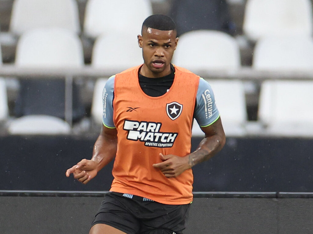 Júnior Santos. Botafogo (Foto: Vitor Silva/Botafogo FR)