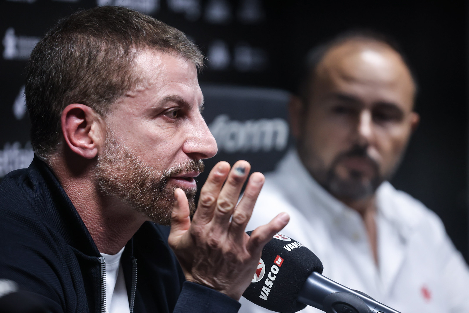 Pedrinho e Carlos Amodeo (Foto: Dikran Sahagian/Vasco)