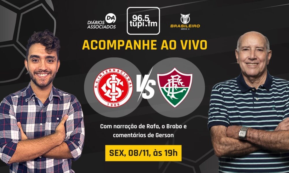 Live: Internacional x Fluminense, round 33 of the Brazilian Championship