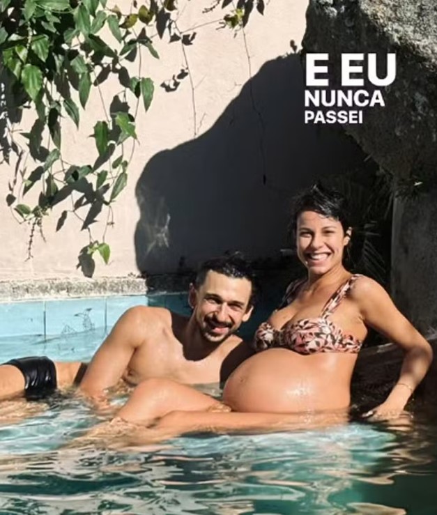 Andréia Horta e o marido