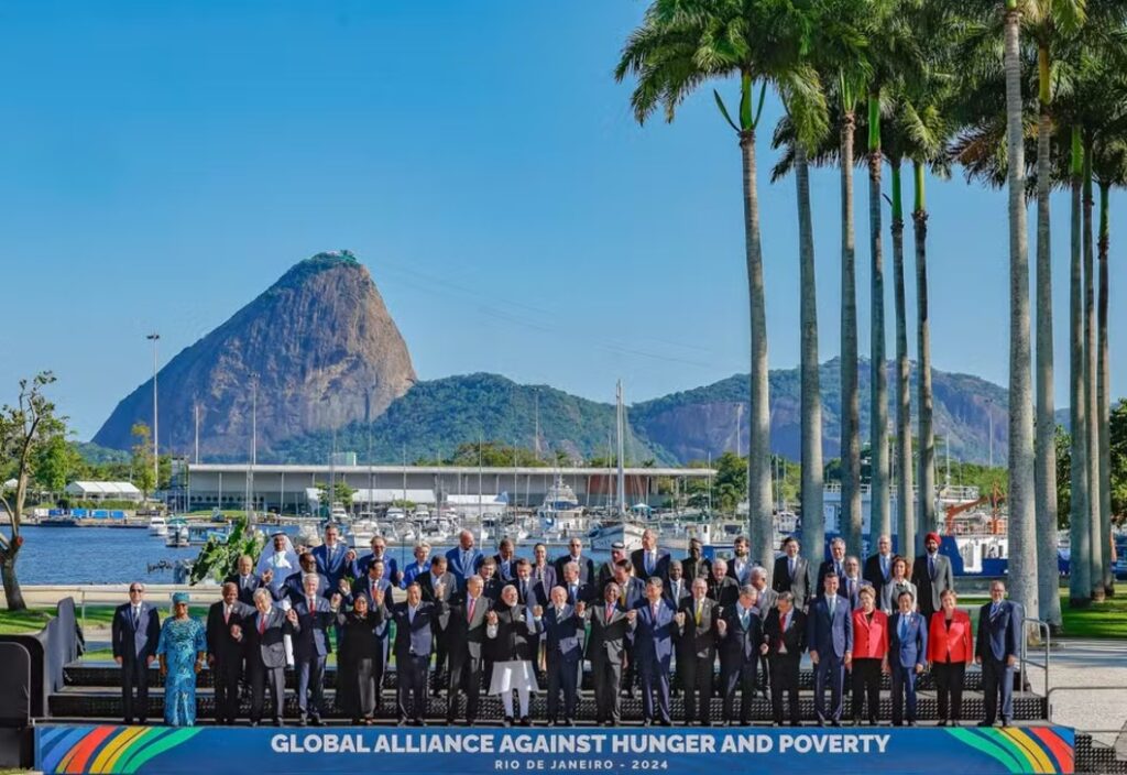 Chefes de Estado se reúnem para foto oficial após reunião do G20.