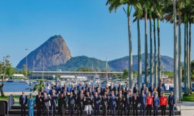 Chefes de Estado se reúnem para foto oficial após reunião do G20.