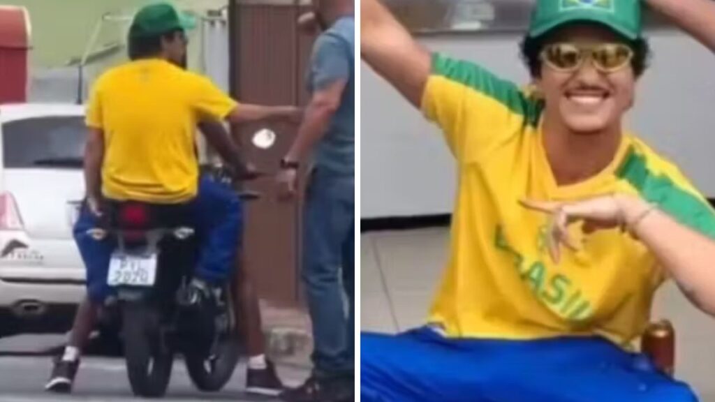 Motoboy brasileiro conta como foi dar carona a Bruno Mars. 