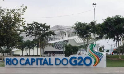 Cúpula do G20 acontece no Rio de Janeiro.