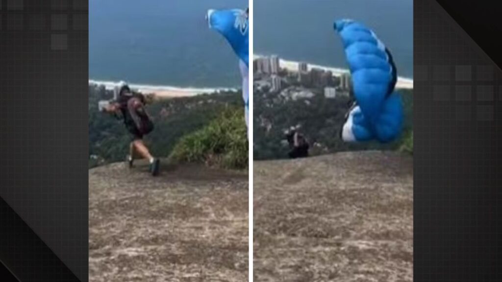 Polícia Civil investiga morte de homem que caiu de parapente na Pedra Bonita