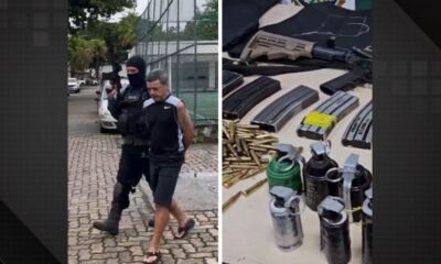 Polícia apreende armas de guerra e prende suspeito de homicídio em Del Castilho