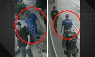 Detento é flagrado almoçando com policiais sem algemas em shopping