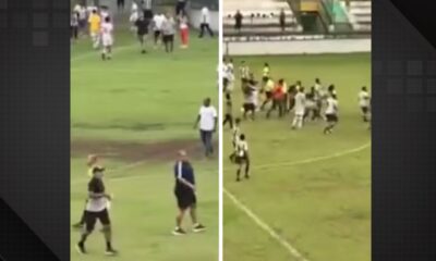 Vídeo: jogo sub-14 é marcado por confusão generalisada no gramado