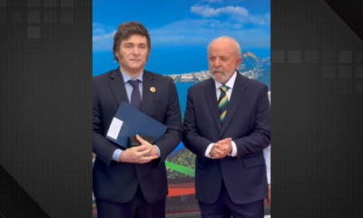 Luiz Inácio Lula da Silva e Javier Milei no G20