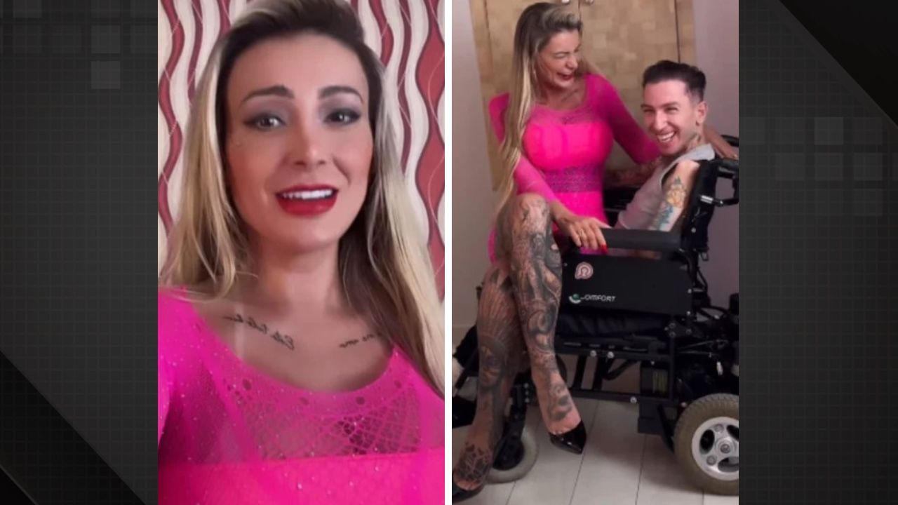 Andressa Urach quebra tabu ao gravar conteúdo adulto com cadeirante