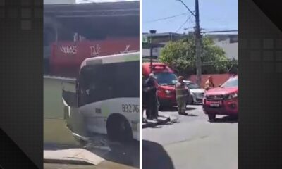 Ônibus invade casa na Zona Oeste do Rio