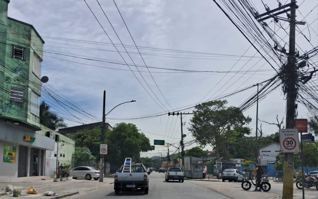 Rua André Rocha, na Taquara. 