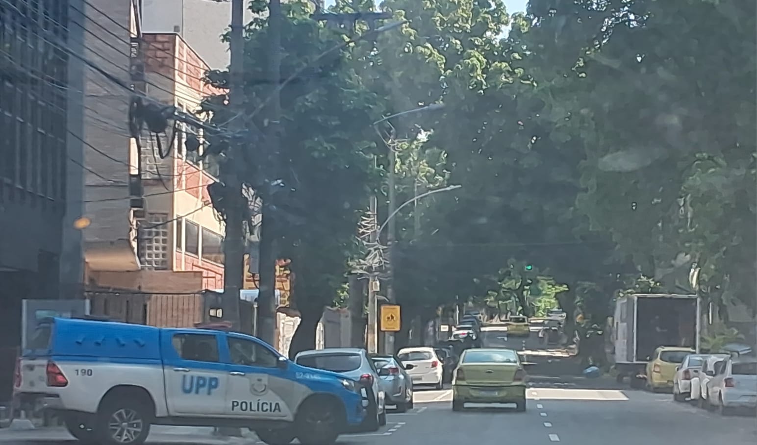 Rua de acesso ao Morro do Salgueiro, na Tijuca.