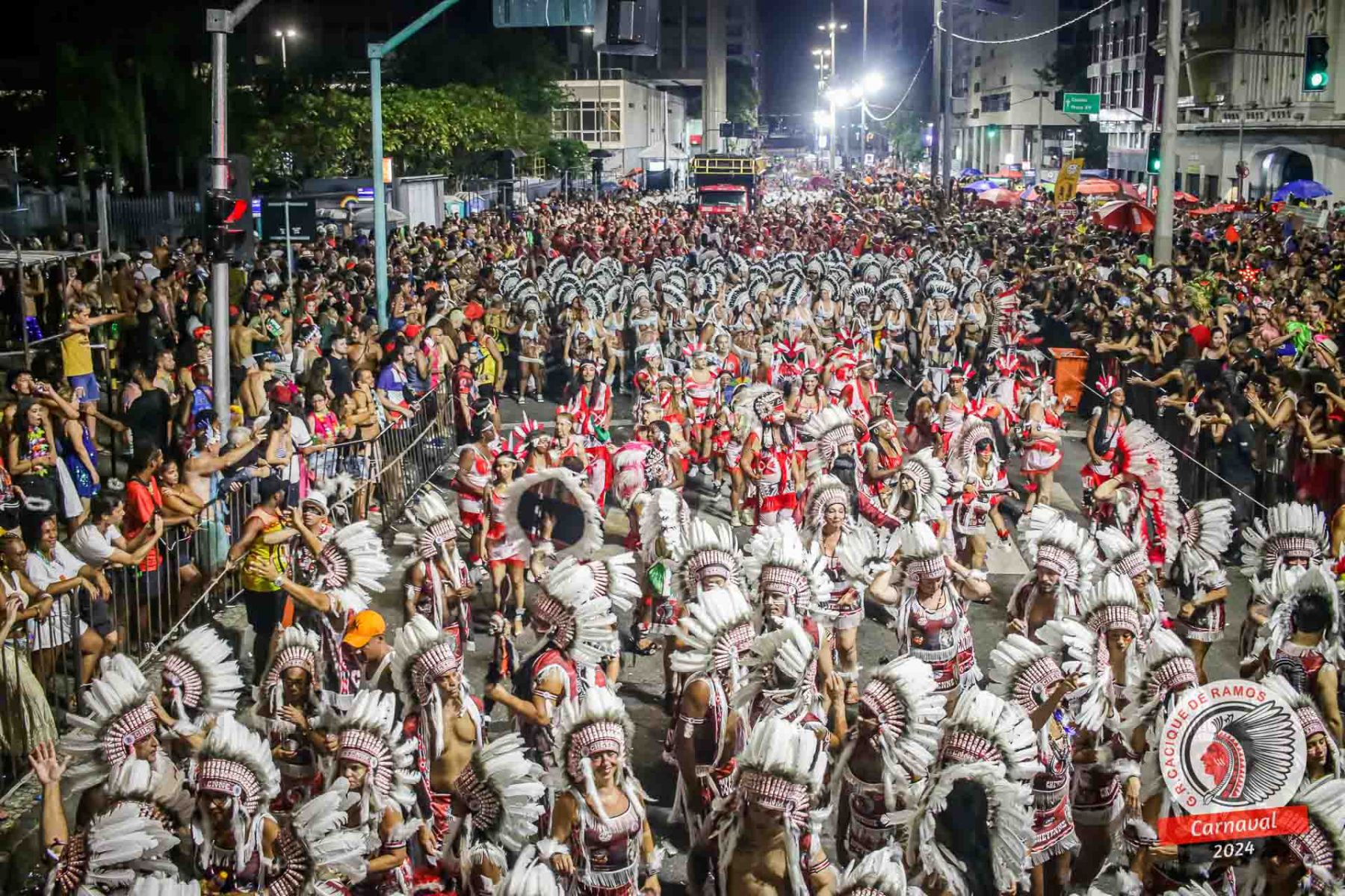 Desfile do Bloco Cacique de Ramos no Carnaval 2024