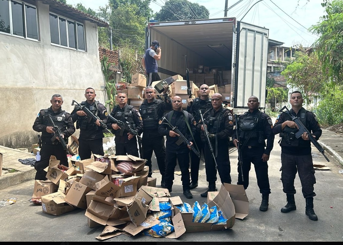 Parte da carga foi recuperada. Foto: Divulgação