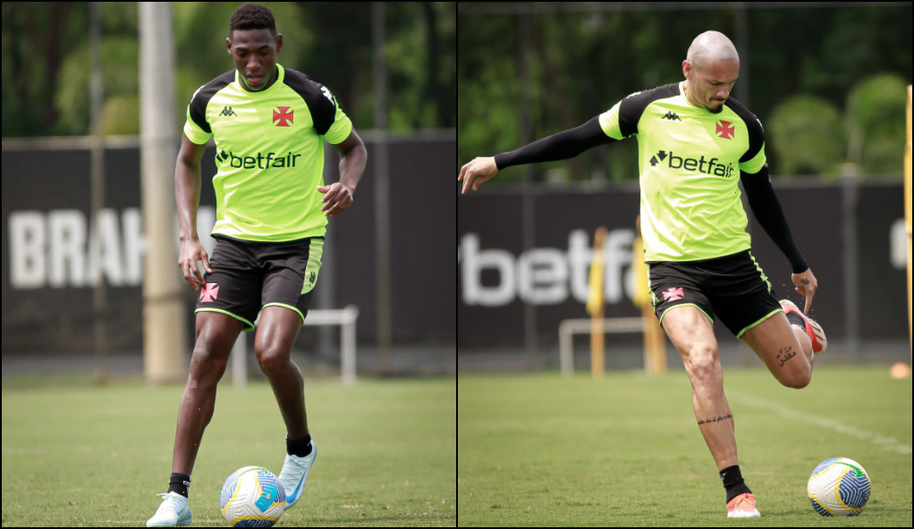 Léo Pelé e Maicon (Foto: Arte Tupi)