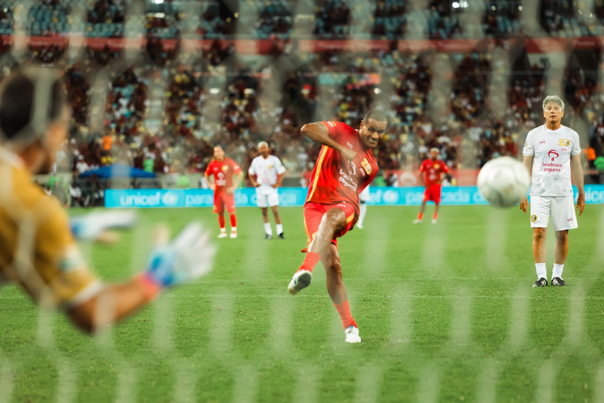 Rivaldo no Jogo das Estrelas (Foto: Luiz França/Maracanã)