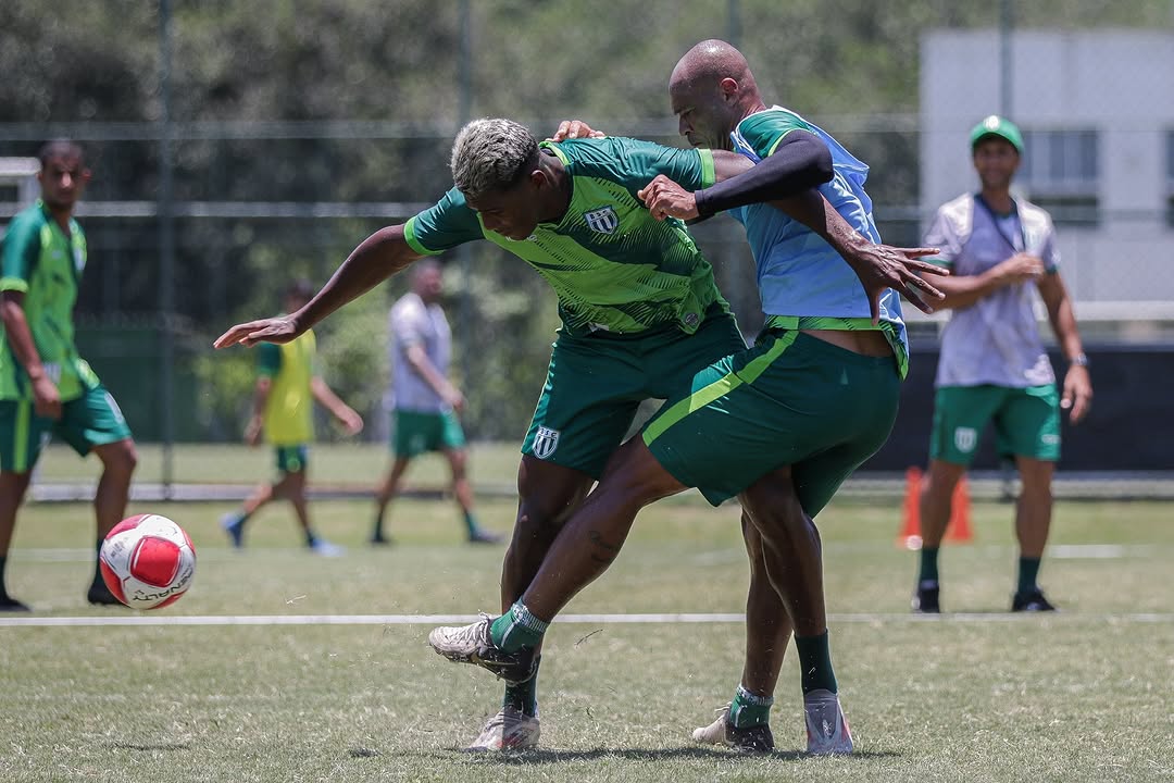 Treino do Boavista (Foto: Eduardo Novaes)