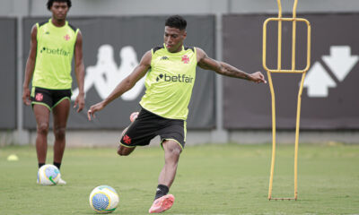 Emerson Rodríguez. Treino do Vasco (Foto: Matheus Lima/Vasco)