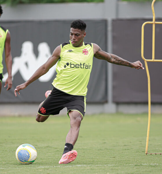 Emerson Rodríguez. Treino do Vasco (Foto: Matheus Lima/Vasco)