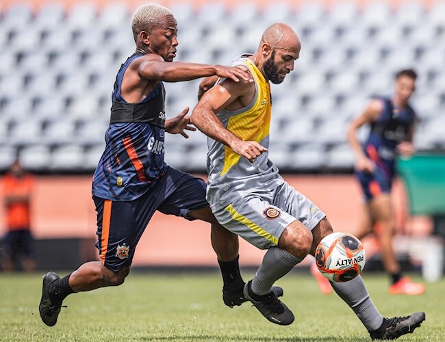 Jogo-treino Nova Iguaçu x Madureira (Foto: Wanderson Colino/Madureira)