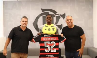 Evertton Araujo renova com o Flamengo até dezembro de 2028