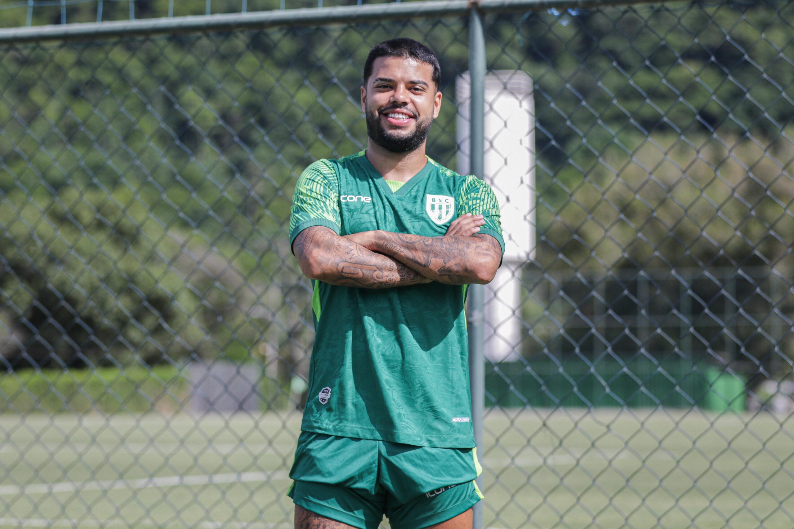 Leandrinho no Boavista (Foto: Eduardo Neves/Boavista SC)