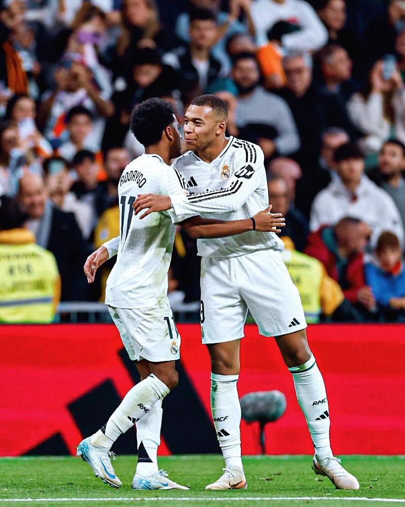 Rodrygo fala sobre Mbappé após vitória do Real Madrid